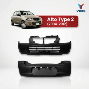 Maruti Suzuki Alto (Type 2) Bumper Set [2004–2012] — Front & Rear