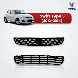 Maruti Suzuki Swift (Type 3) Grill Set [2012–2014] — Upper & Lower
